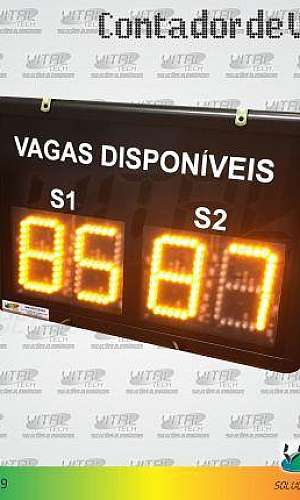 IND-0269 (INDICADOR CONTADOR DE VAGAS DISPONÍVEIS 2 DÍGITOS 4" POLEGADAS) IND-0269 (INDICADOR CONTADOR DE VAGAS DISPONÍVEIS 2 DÍGITOS 4" POLEGADAS)