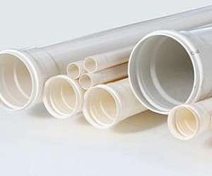 Tubo de esgoto PVC branco Tubo de esgoto PVC branco